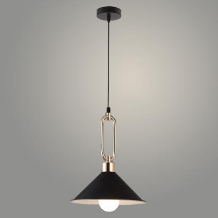 Подвес 3205/1HQ BK+WT+GD черный/белый/золото 1х40W E27 d260 h350, TXN22